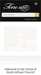 Mobile Screenshot of fineartportfolio.co.za